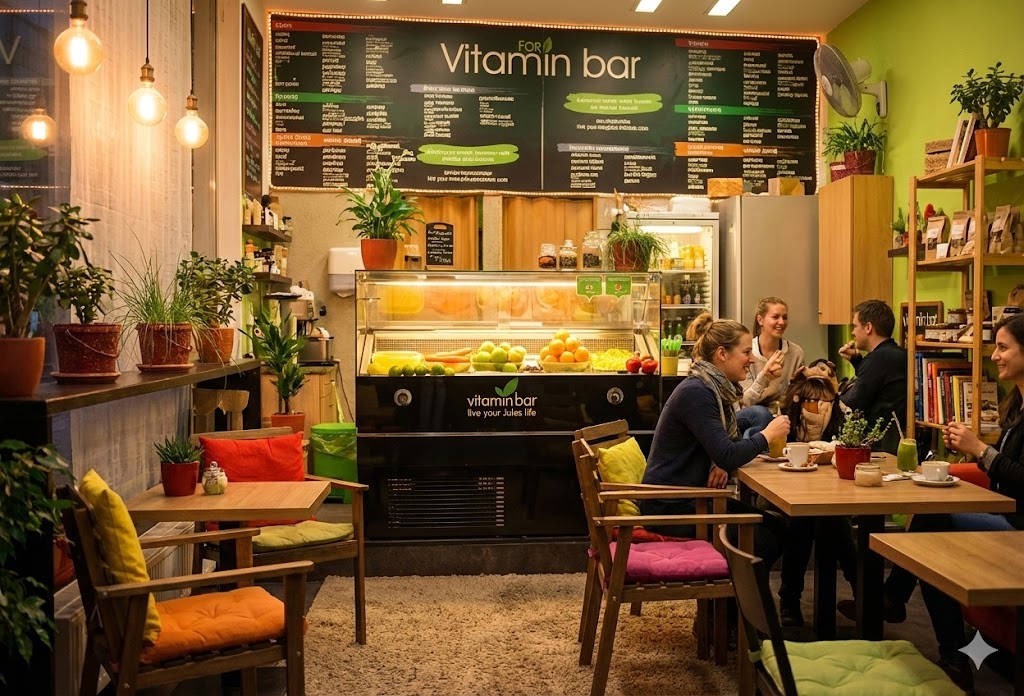 استفاده از ویتامین بار در کافه